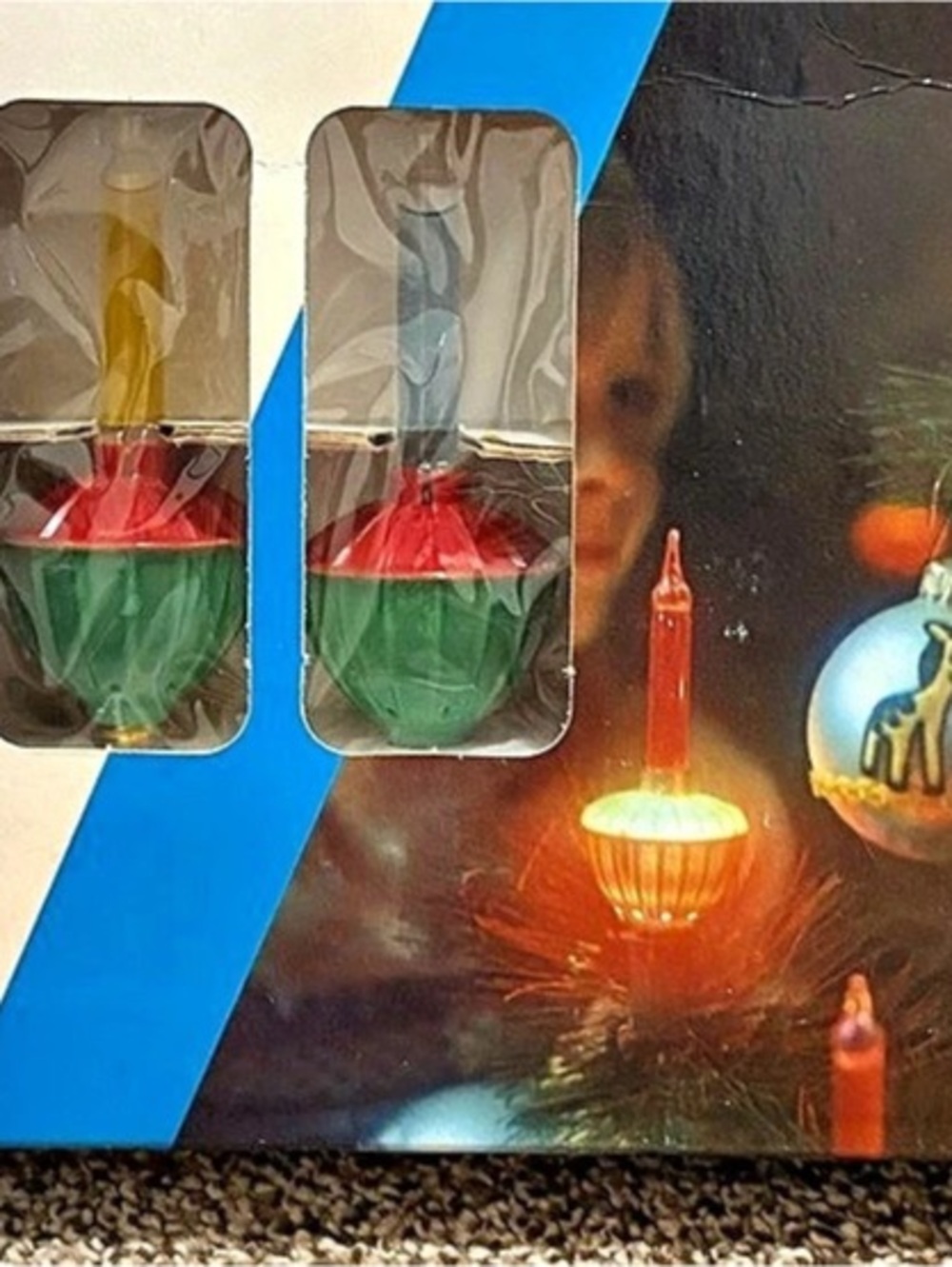 NOMA 7 Bubble Lite Set Holiday String Lights. Tested and fully functional.